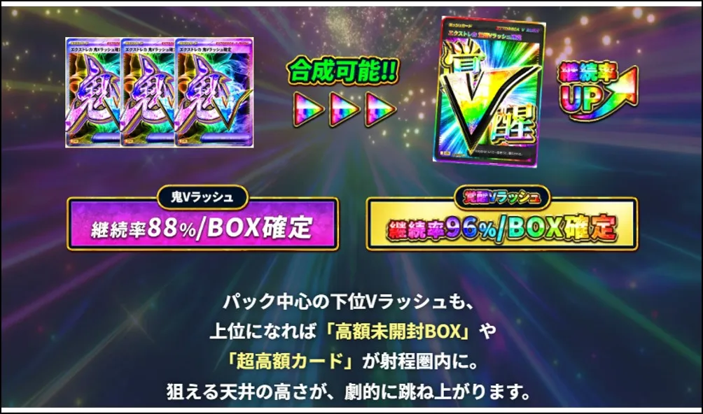 Vラッシュは合成できる