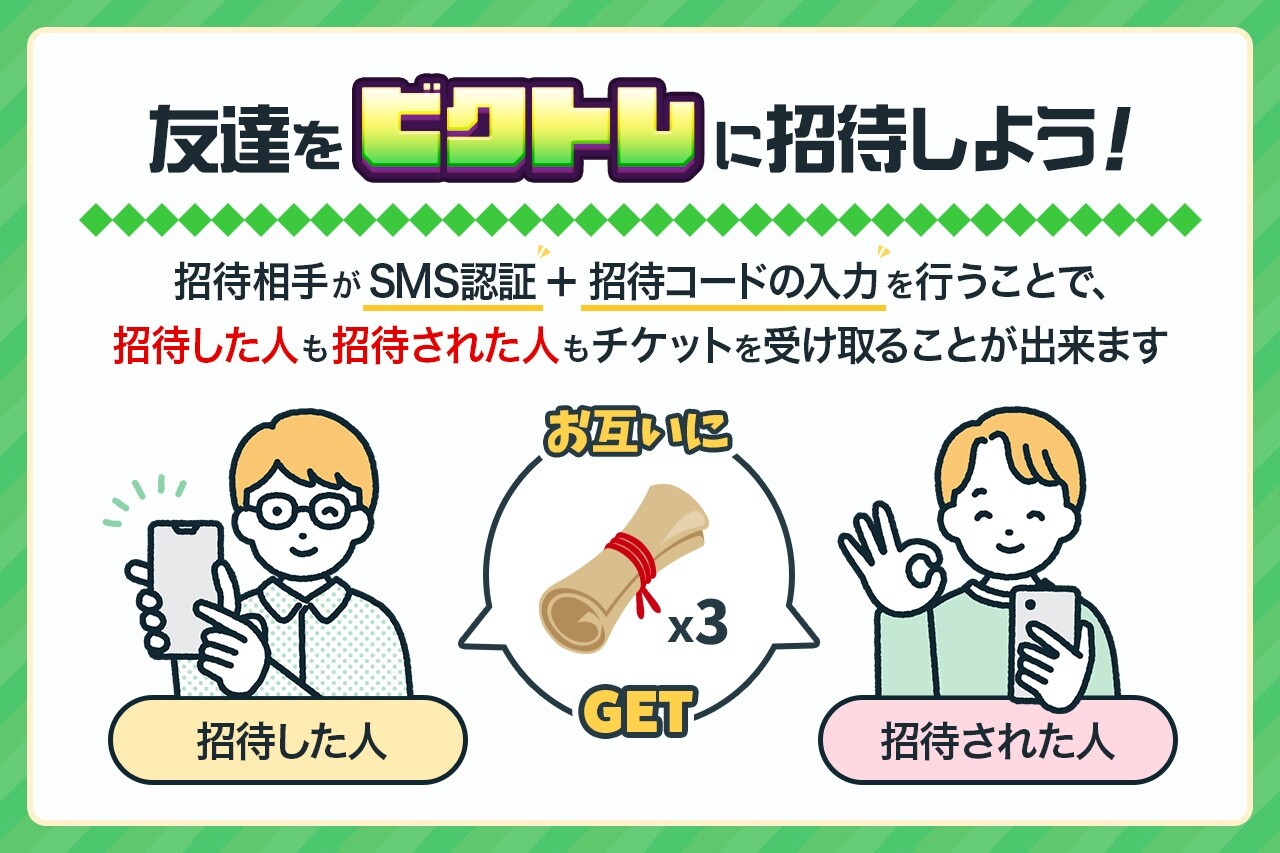 ビクトレ-招待コード制度