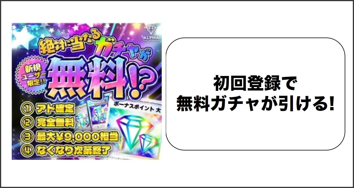 絶対にあたるガチャが無料
