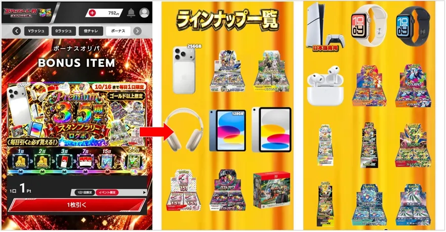 エクストレカ ログインボーナスで上位賞のホビーやBOXが当たる可能性は低い