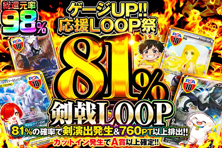 DOPA 応援LOOP祭81％ガチャ
